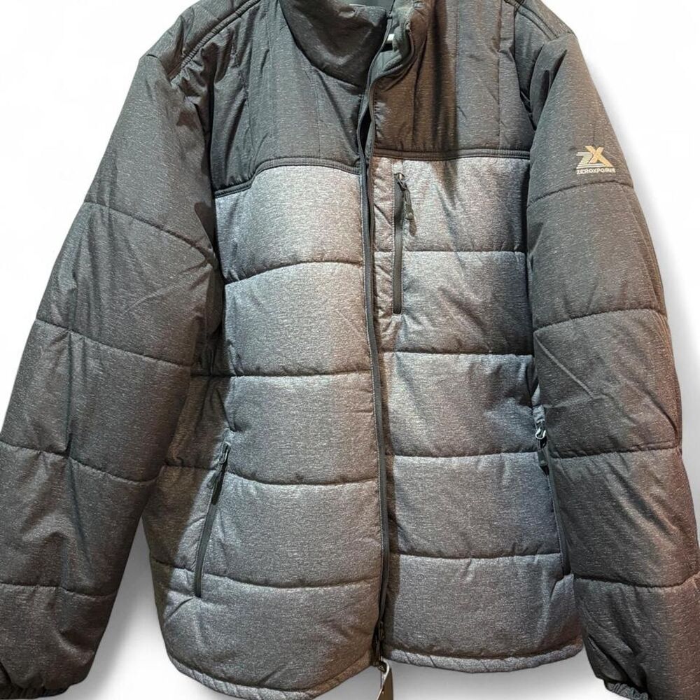 Zeroxposur Men's Grey and Black Jacket